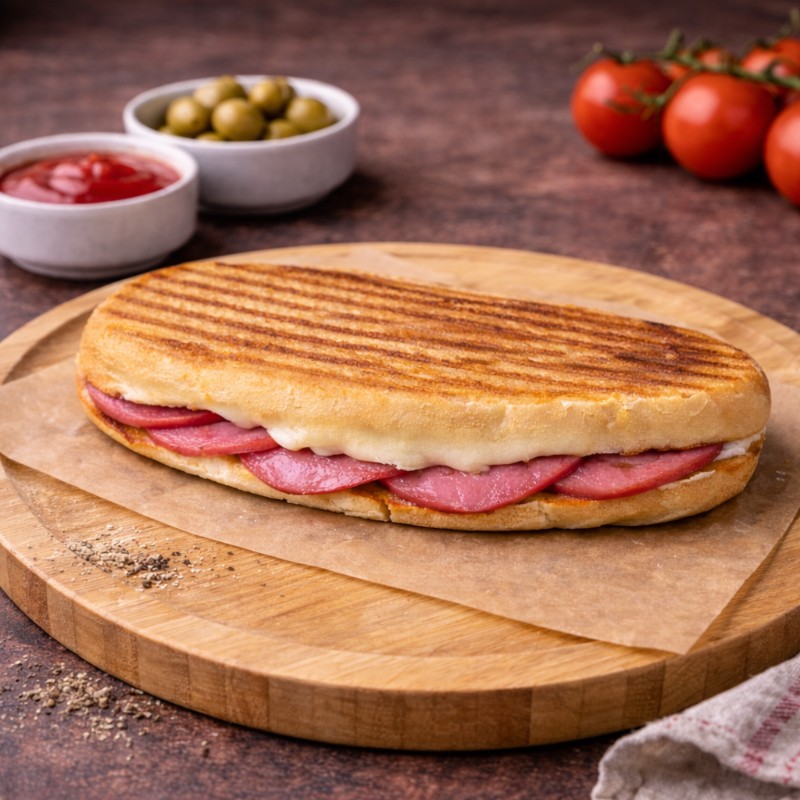 Salamlı Kaşarlı Tost