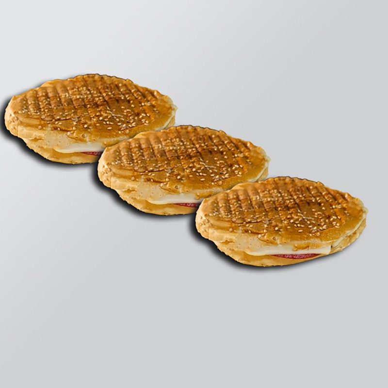 Ekonomik 3'lü Salamlı Kaşarlı Tost